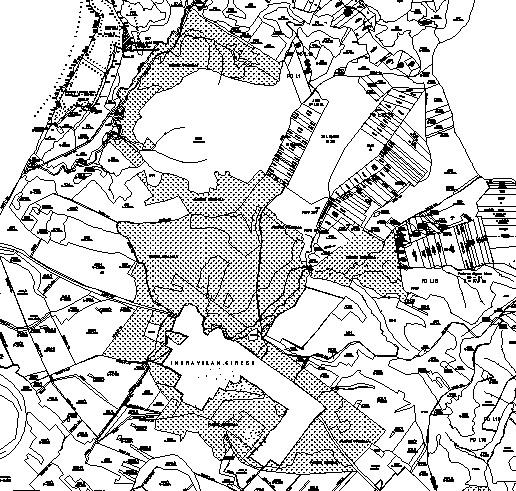 Figure 4 Cadastral plan obtained after GPS survey scale 1:5 000 The points coordinated were verified by overexposure on othofotoplan and the admitted tolerance was achieved (fig.5). Figure 5.
