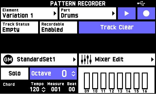Using the Pattern Sequencer User Rhythm Storage You can store up to 100 user rhythms in Digital Keyboard memory.