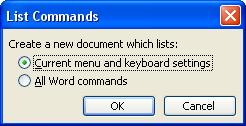 6. se deschide automat un document care va conţine, sub formă de tabel, comenzile uzuale care se poate salva şi eventual lista la imprimantă.