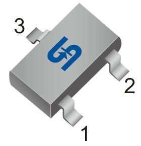 SOT-23 Pin Definition: 1. Gate 2. Source 3. Drain Key Parameter Performance Parameter Value Unit V DS 20 V V GS = 4.5V 33 R DS(on) (max) V GS = 2.5V 40 V GS = 1.