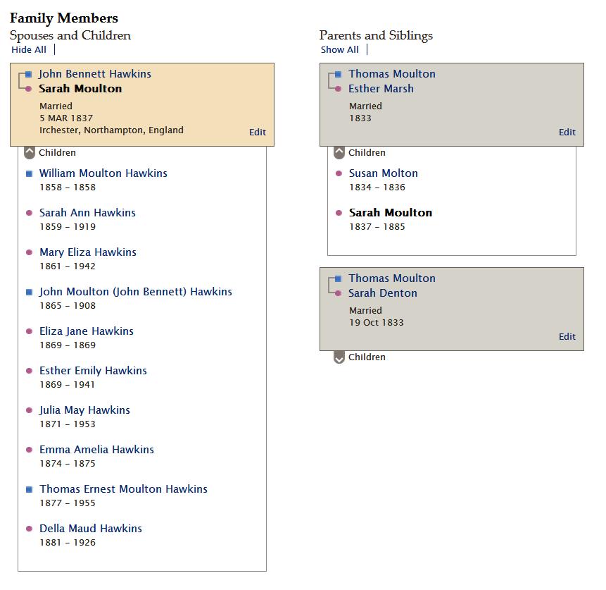 Seeing Details about Individuals in the FamilySearch Family Tree 3.