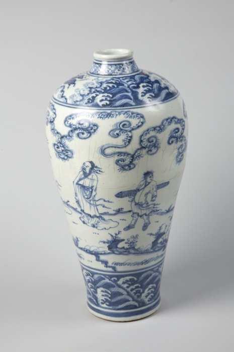 glazed Fahua guan wine jar Bowl Ming dynasty (c.