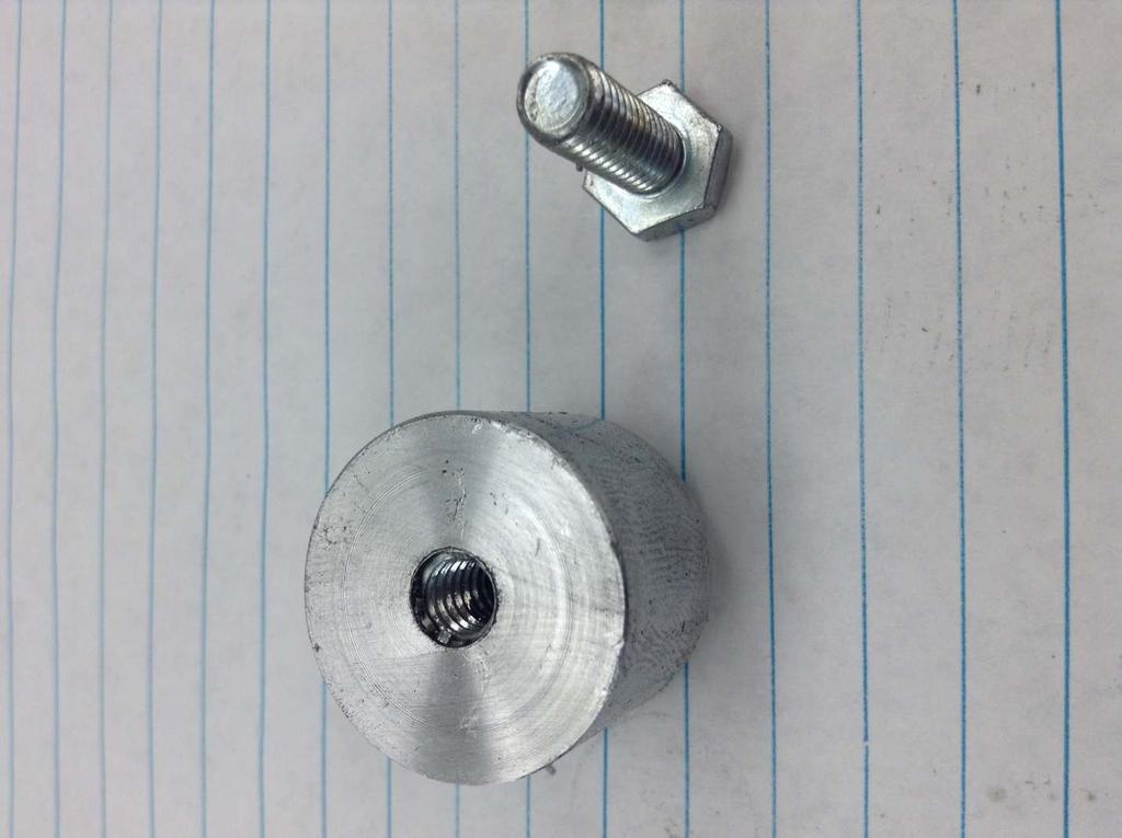Thermal Interference Fit Stud, version 2 By R. G. Sparber Follow up information has been added at the end of this article. I wanted to lock a piece of ¼-20 threaded rod into an aluminum knob I made.