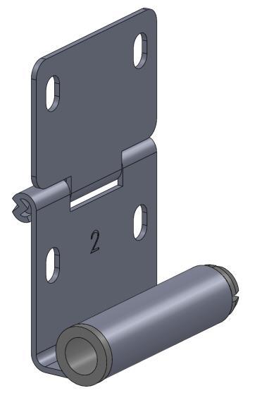 (Doors with double end-stiles to have an extra end hinge at each