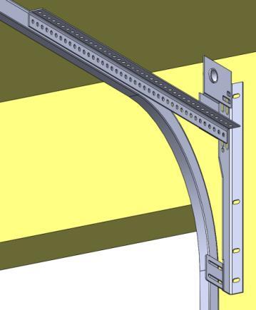 roller axles then fix off brackets to wall. Figure 7.