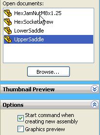 Click on the upper saddle, then hit enter.