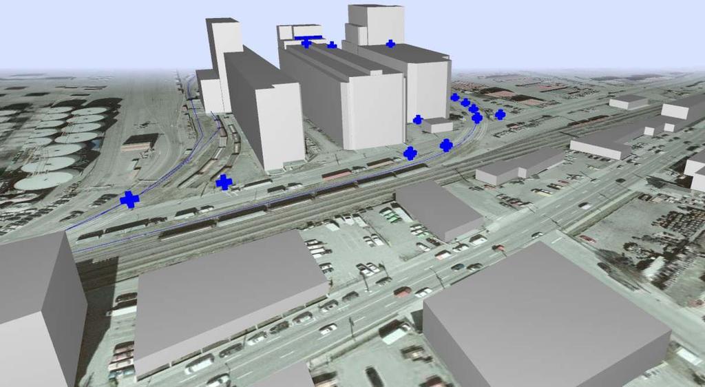 8 Figure 6: 3D view of Pacific Terminal Noise Model 4.2.