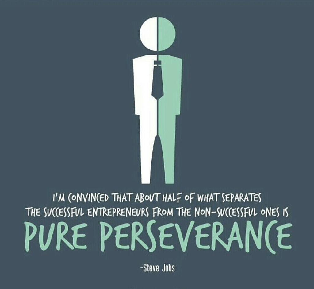 Perseverance -- sometimes called "grit" -- is the great leveler.