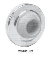 Ives - Floor Stops & Holders WS401 CVX & CCV Wall Bumpers Constructed in heavy-duty cast brass or aluminum base. Special retainer cup makes rubber tamper resistant.