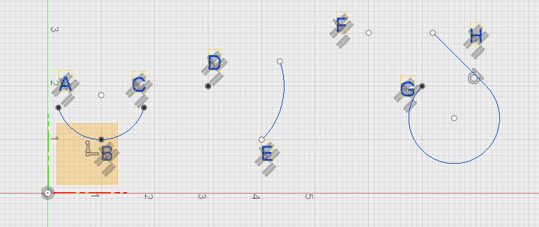 Try it: Creating Arcs 3. Open 2. Simple Sketching (If not already open) 5. Double-Click the Arc sketch to edit it 6. If you cannot see anything in the sketch, pick the lightbulb 7.