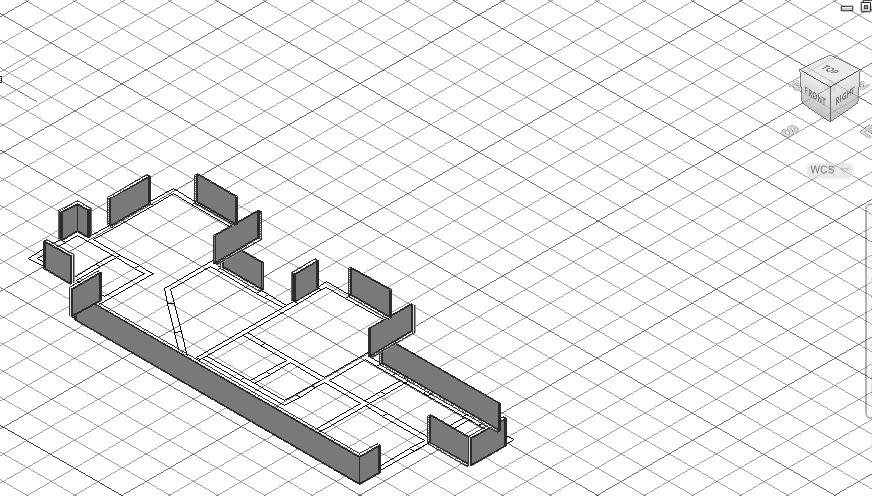 Autodesk AutoCAD Architecture 2018 Fundamentals 31. Zoom into one of the walls that was placed.
