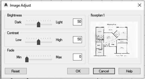 Autodesk AutoCAD Architecture 2018 Fundamentals 56. You can adjust how much of the image you see so it doesn t interfere with your work.