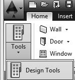 you can see the door locations. 5. Open the Design Tools palette. 6.