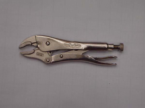 Slipjoint pliers ("Channelocks") are so named because one of the jaws slips into a channel in the other jaw to set