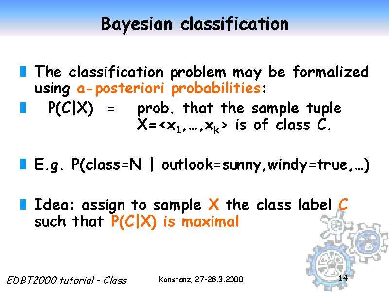 Bayesian classification Slide 14 of 50 file:///c /My