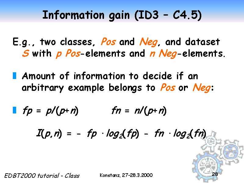 Information gain (ID3 C4.