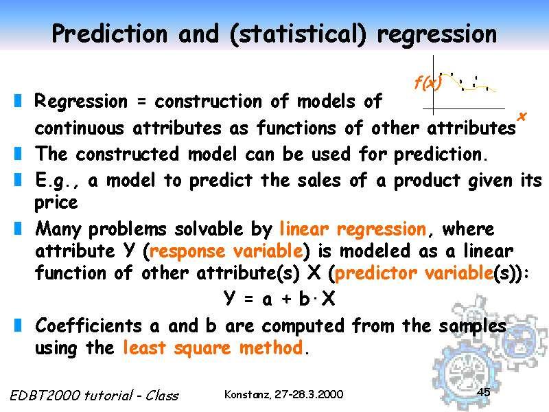 Prediction and (statistical) regression Slide 45 of 50