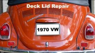 Chapter 12 - Deck Lid Repair (Video Clip 12)