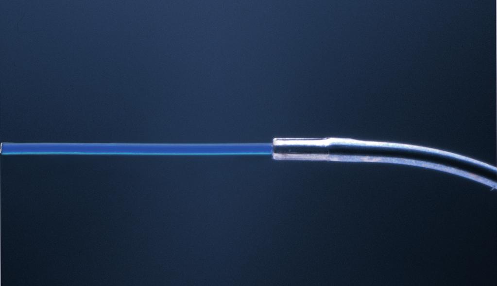 The unique structure allows the attachment of needles that approximate the diameter of the thread.