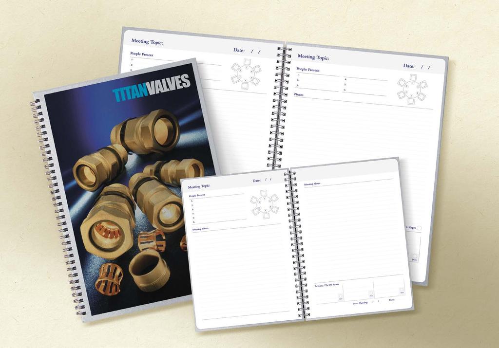 Meeting Book Available in two sizes, the Meeting Book is your perfect companion if you are
