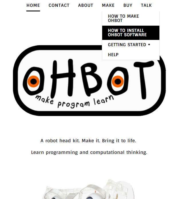 Install Ohbot Software