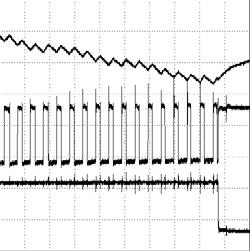 I L 5A/div. V SW V V V OUT2 Input/Output Waveform Negative Pulse Input/Output Waveform Positive Pulse Output Rise-Time V PWM1 V PWM1 5V/div.