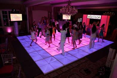 or our exciting LED Dance Floor.