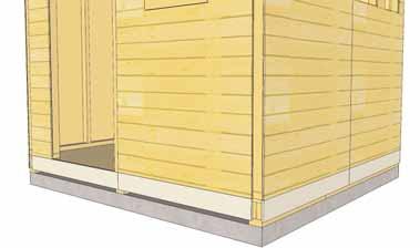 prevent moisture from entering your shed.