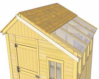 1/2 x 78 3/4 angle cut on ends) to roof