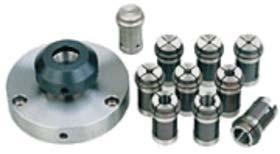 4 Collet attachment with collets for PD 400 For accurate use on round components.