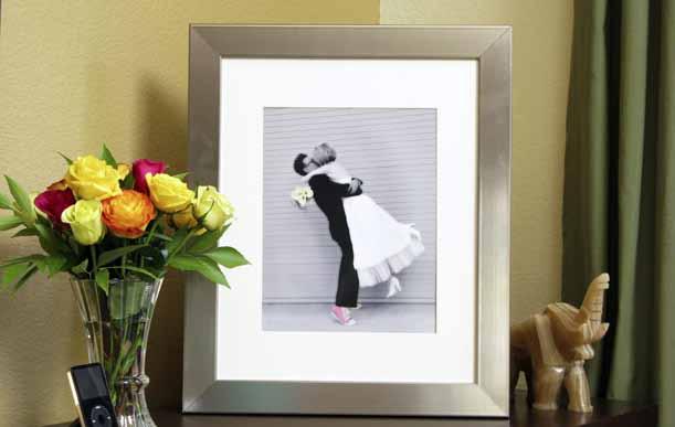 Preserve your photos in lavish surroundings. FRAMES Display a beloved moment from your wedding with the most classic item of all a framed photograph.