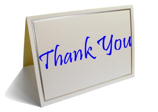 THANK YOU NOTES Sending a thank you note to people who have given you informational interviews, networking time, and certainly job interviews will distinguish you as a courteous and professional