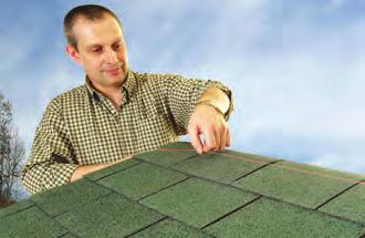 Step 8 Cut roofing shingles to create ridge shingles To finish the roof we make the