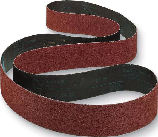 Flexible belt for blending and finishing contoured and complex parts Works great for finishing stainless steel 60