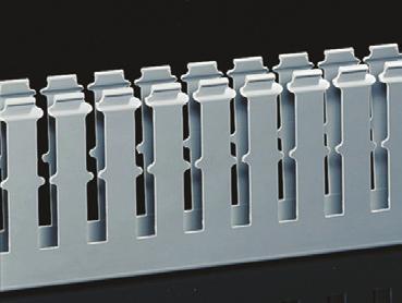 Control Panel Trunking IBOCO T1-F Duct I Iboco T1-F range is ideal for wiring large sized cables usually employed in power panels.