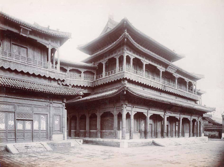 127 PEKING. Llama Temple of Peking. ca. 1890.