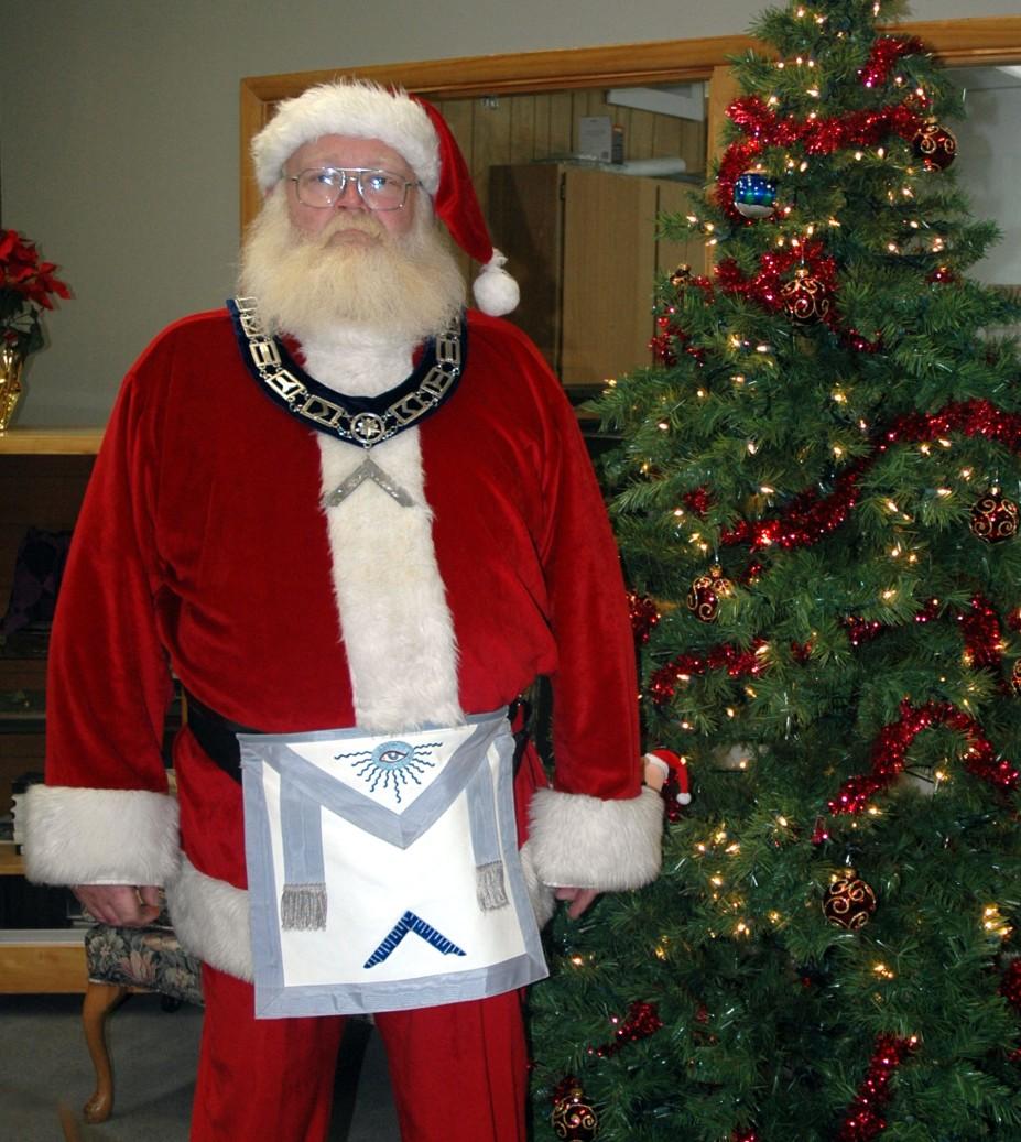 WB Rick Reid as Santa for the December