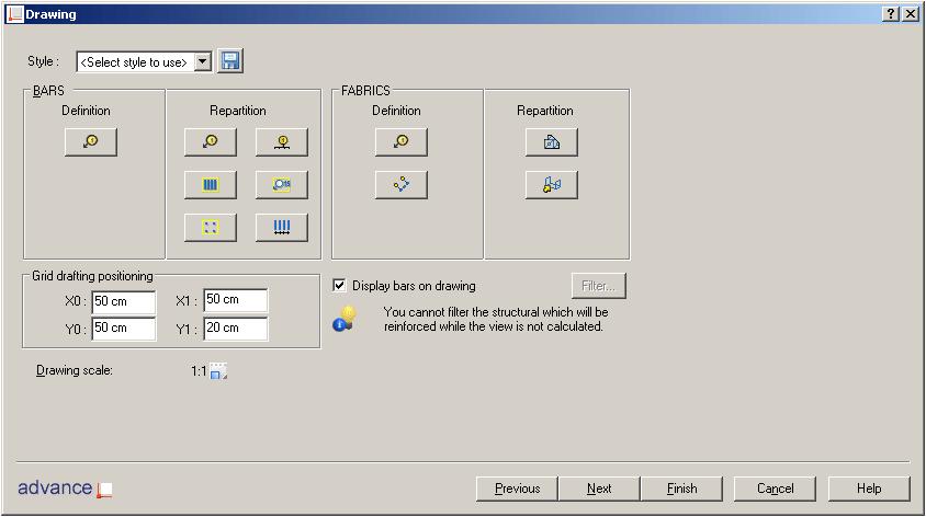 Chapter 3 Advance by examples Instructions In this dialog