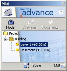 Chapter 2 Discover Advance Model mode The building structures, the civil engineering structures or precast concrete structures are drawn in the MODEL mode. This is the first step in building creation.