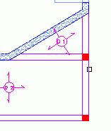 an AutoCAD line and use this element to define a raised surface.