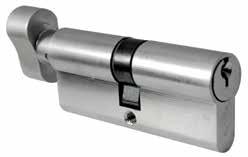 Description Cylinder length Suits Door thickness Code Double Cylinder 65mm 32mm to 40mm 3-216-780 Double Cylinder 76mm 41mm