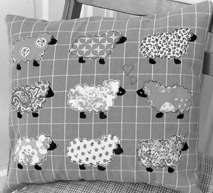 4 Love Ewe Applique Cushion Cover Templates are