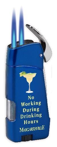 lighter and cigar cutter packaged in a