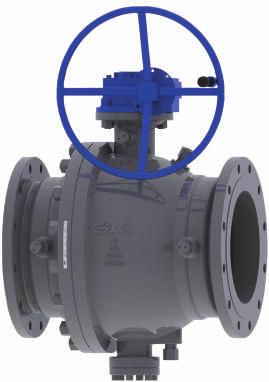 SIZE RANGE: 2-48 PRESSURE CLASS: ASME 150-2500 API 2000-5000 API STANDARDS: 6D & 6A 3-PIECE BODY FULL AND REDUCED BORE TRUNNION MOUNTED DOUBLE BLOCK AND BLEED ANTI-STATIC DEVICE FIRESAFE TO