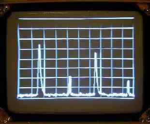 Other Oscilloscope problems You can't fail to have noticed the annoying upward slope of the baseline from left to right, in all the oscilloscope photographs.