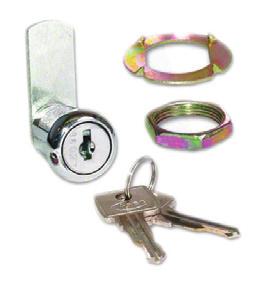 A magnetic key placed on the door releases the catch.