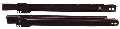 Drawers & Runners Marches Concealed Dynapro Drawer Runners 40kg Bottom Fix Drawer Runner 30kg Brown