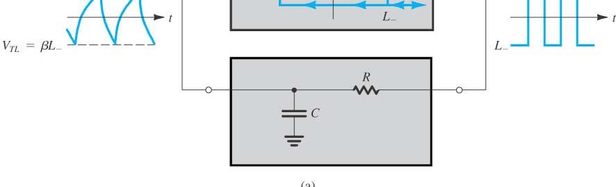 27 (Continued) (b) The circuit obtained when the bistable multivibrator is implemented with the
