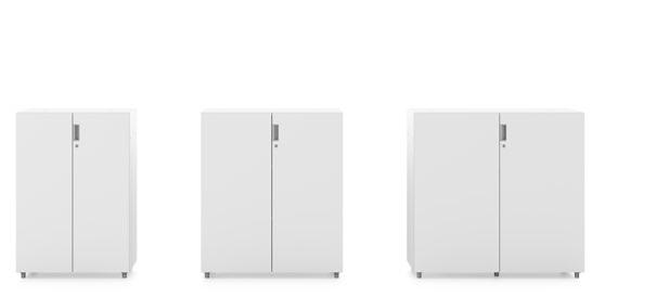 CUPBOARDS Height Storage cupboards are aailable in the height units of 2 HU, 3 HU, 4 HU and 5 HU.
