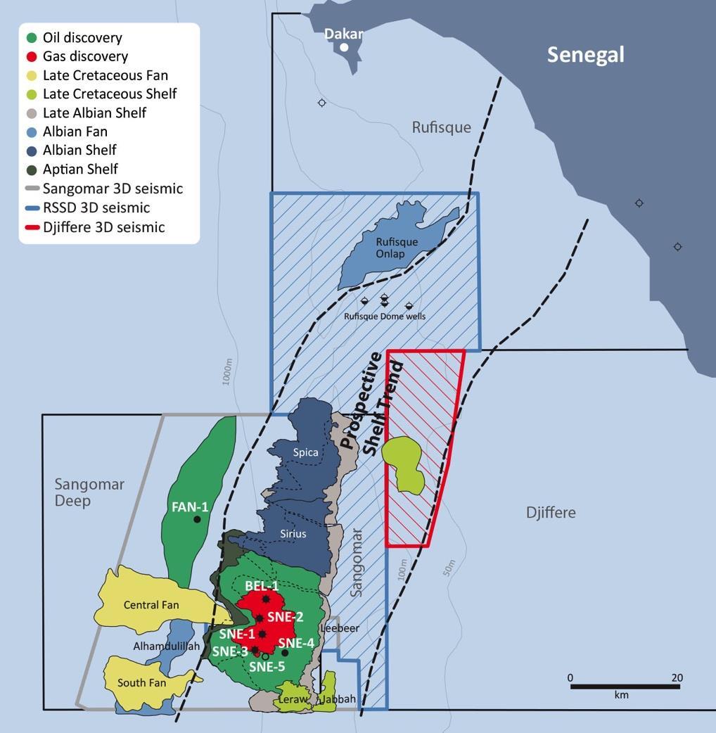 Scratching the surface of the prospectivity 500m of gross oil interval intersected in the FAN-1 well prolific, oil source rock Deepwater drilling has a 100% track record.